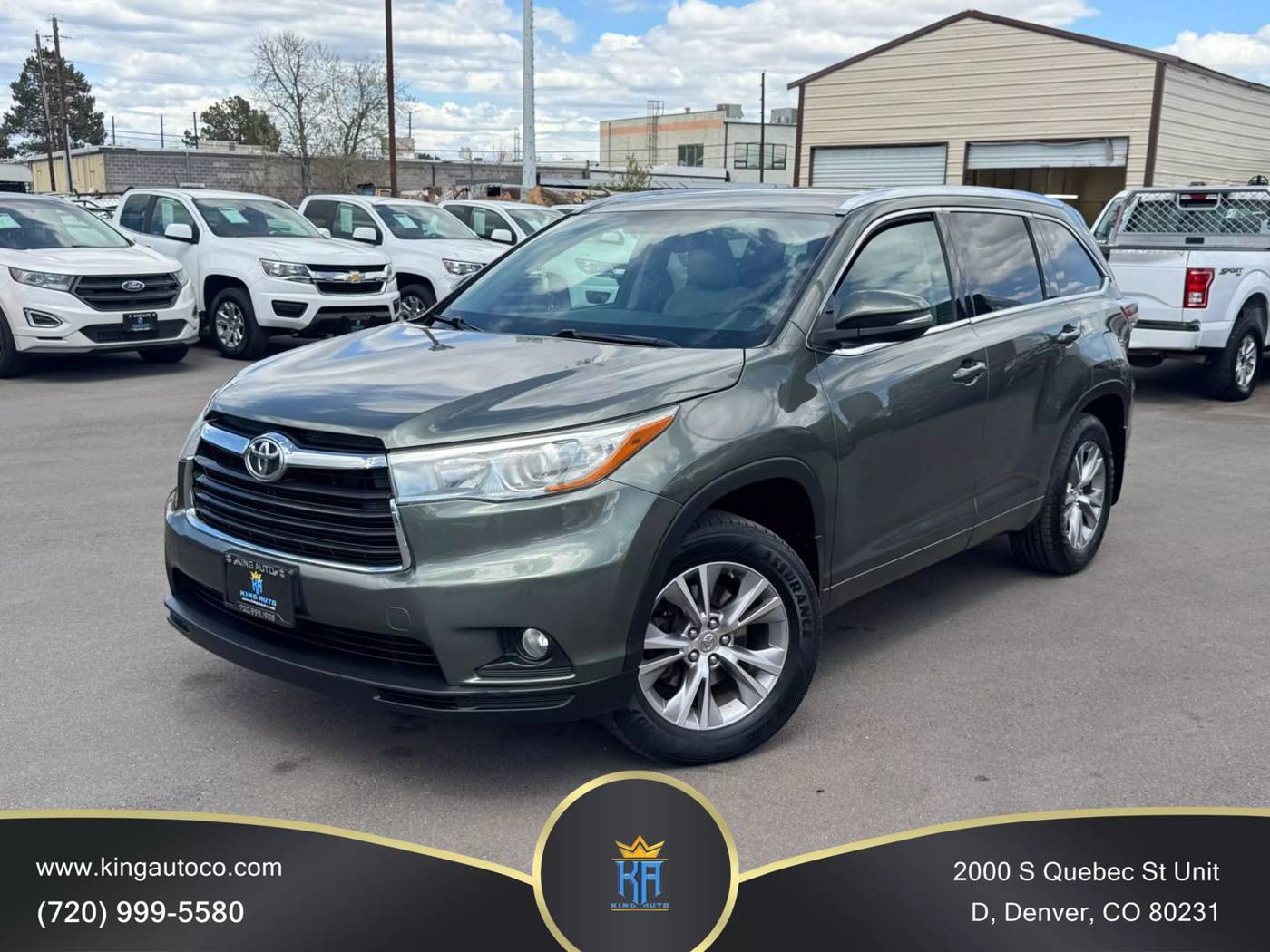 2015 Toyota Highlander XLE — SUV — 110,891 mi — Denver, CO