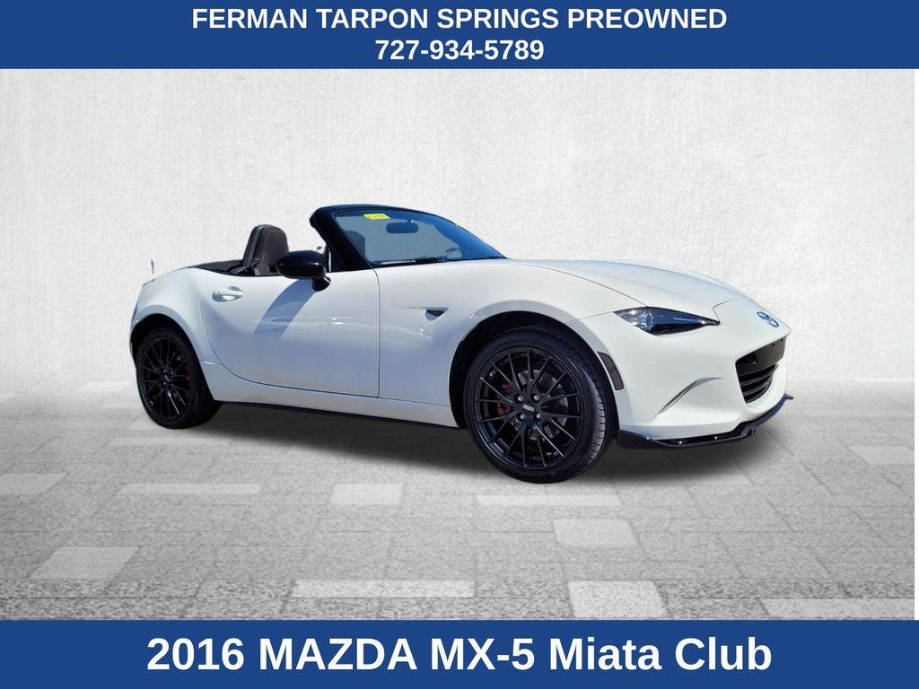 2016 Mazda MX-5 Miata Club — Convertible — 35,016 mi — Tarpon Springs, FL