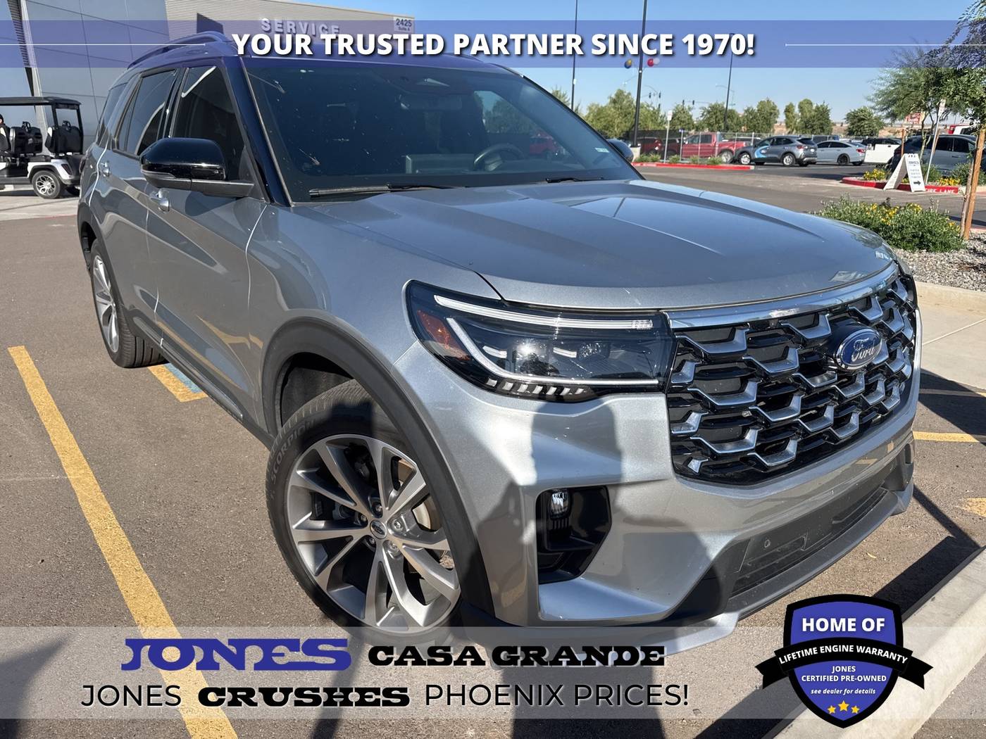2025 Ford Explorer Platinum — SUV — 4,370 mi — Casa Grande, AZ