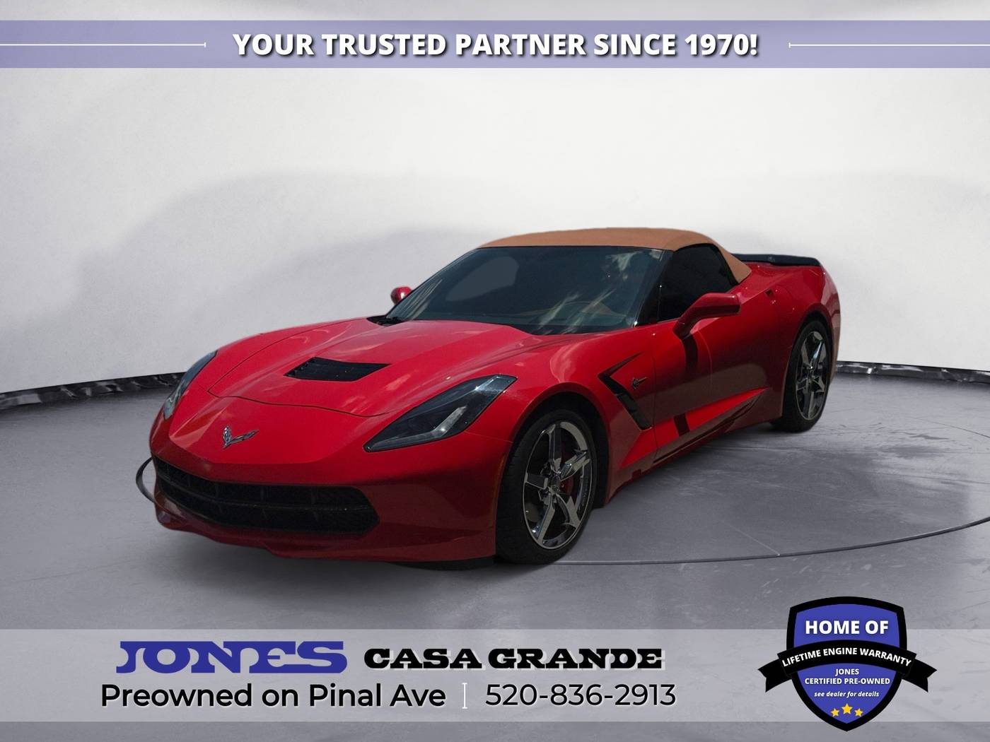2014 Chevrolet Corvette 3LT — Convertible — 47,551 mi — Casa Grande, AZ
