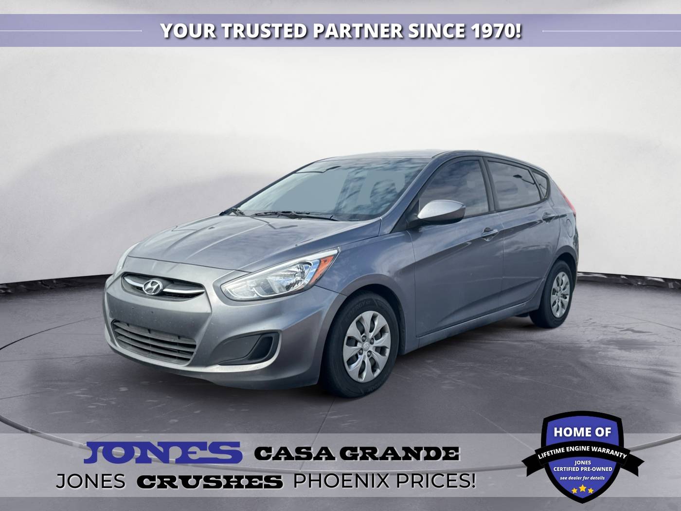 2016 Hyundai Accent SE — Hatchback — 135,802 mi — Casa Grande, AZ