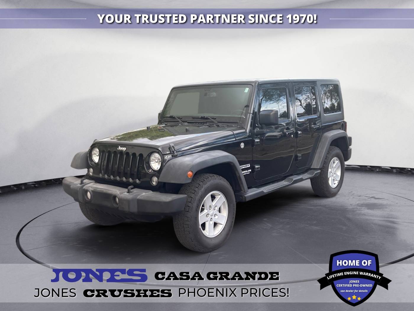 2017 Jeep Wrangler Sport — SUV — 76,817 mi — Casa Grande, AZ