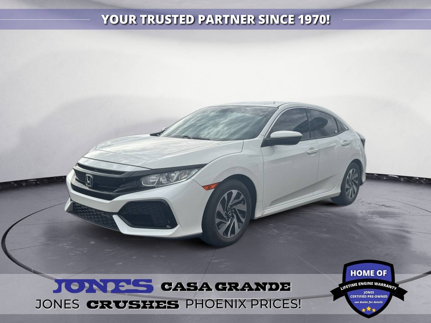 2019 Honda Civic LX — Hatchback — 59,478 mi — Casa Grande, AZ