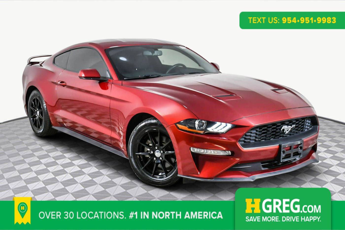 2018 Ford Mustang EcoBoost — Coupe — 51,761 mi — West Palm Beach, FL
