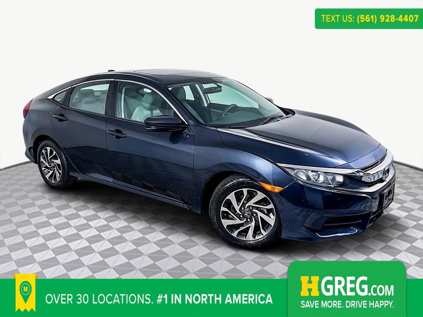 2017 Honda Civic EX — Sedan — 54,888 mi — West Palm Beach, FL