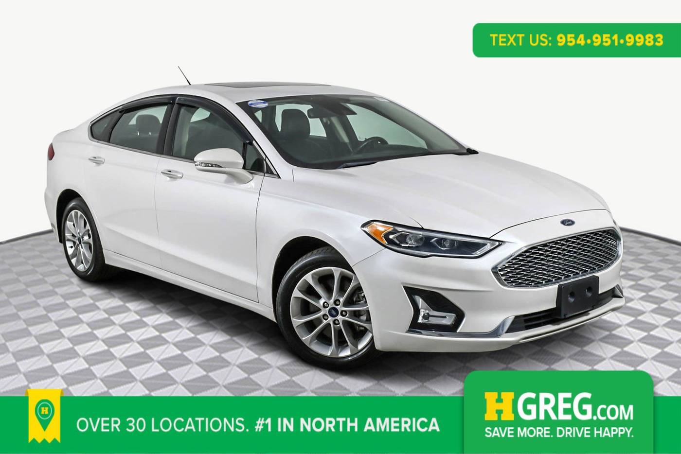2019 Ford Fusion Energi Titanium — Sedan — 59,551 mi — West Palm Beach, FL