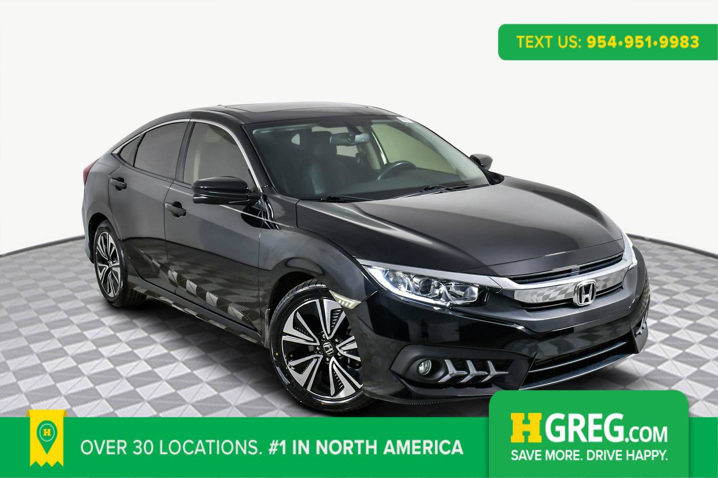 2018 Honda Civic EX-L — Sedan — 74,926 mi — West Palm Beach, FL