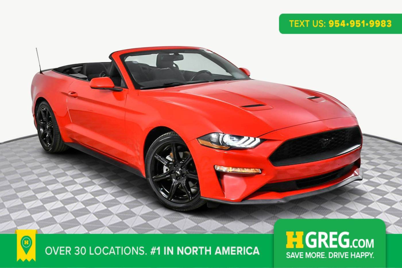 2018 Ford Mustang EcoBoost — Convertible — 69,544 mi — West Palm Beach, FL