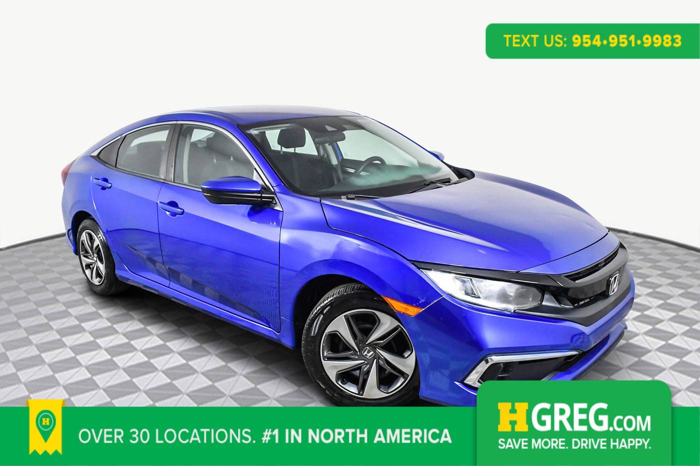 2019 Honda Civic LX — Sedan — 44,211 mi — West Palm Beach, FL