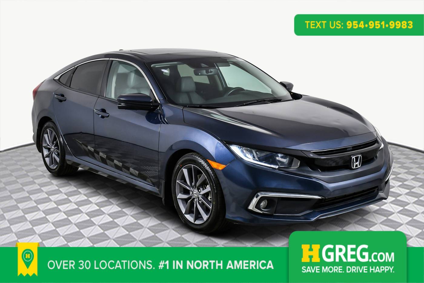 2019 Honda Civic EX-L — Sedan — 78,130 mi — West Palm Beach, FL