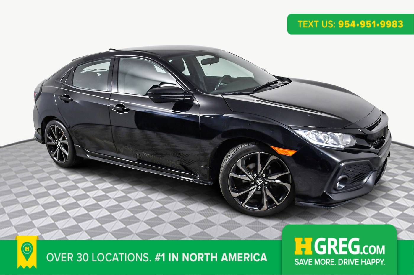 2018 Honda Civic Sport — Hatchback — 52,910 mi — West Palm Beach, FL