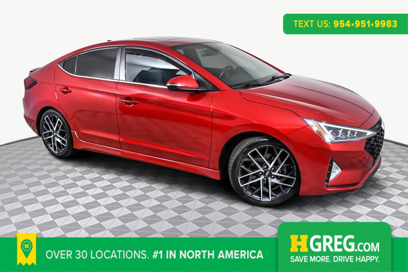 2019 Hyundai Elantra Sport — Sedan — 76,713 mi — West Palm Beach, FL