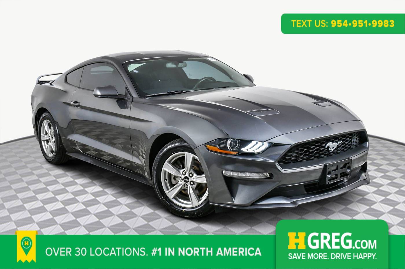 2020 Ford Mustang EcoBoost — Coupe — 62,353 mi — West Palm Beach, FL
