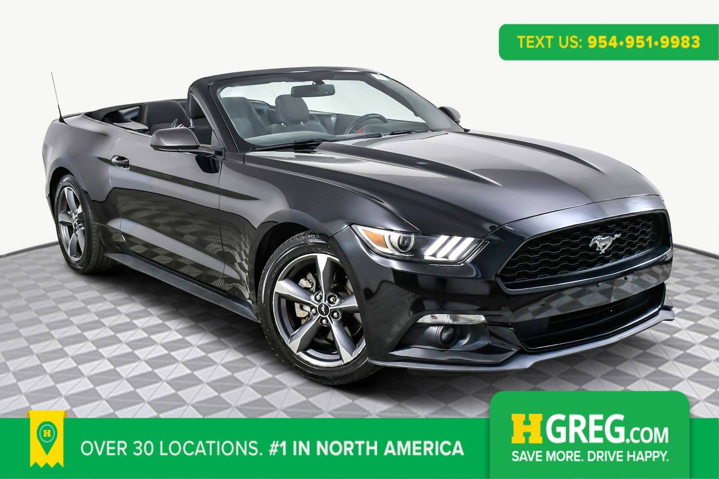 2016 Ford Mustang V6 — Convertible — 80,163 mi — West Palm Beach, FL