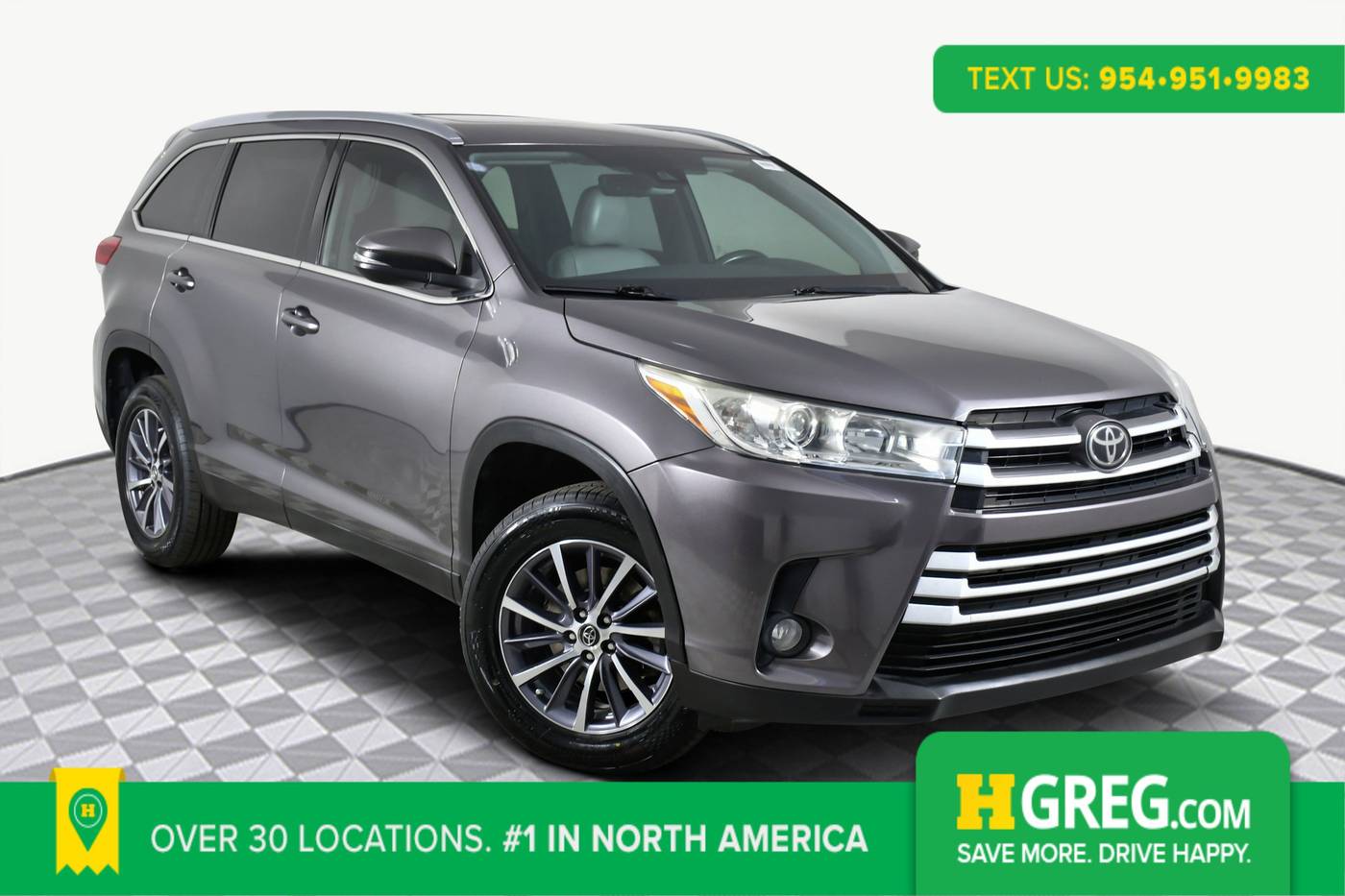 2019 Toyota Highlander XLE — SUV — 76,021 mi — West Palm Beach, FL