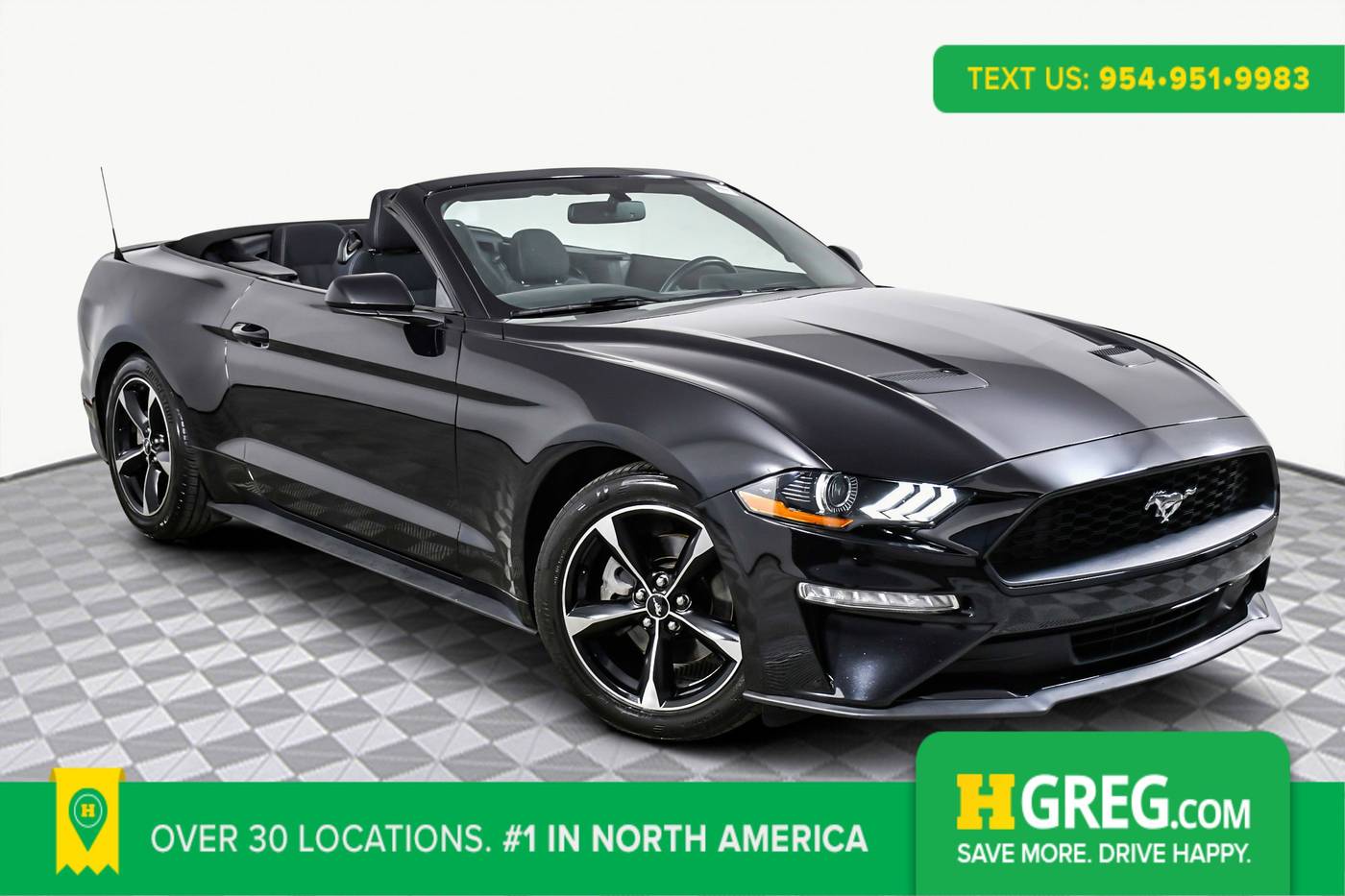 2018 Ford Mustang EcoBoost — Convertible — 64,755 mi — West Palm Beach, FL