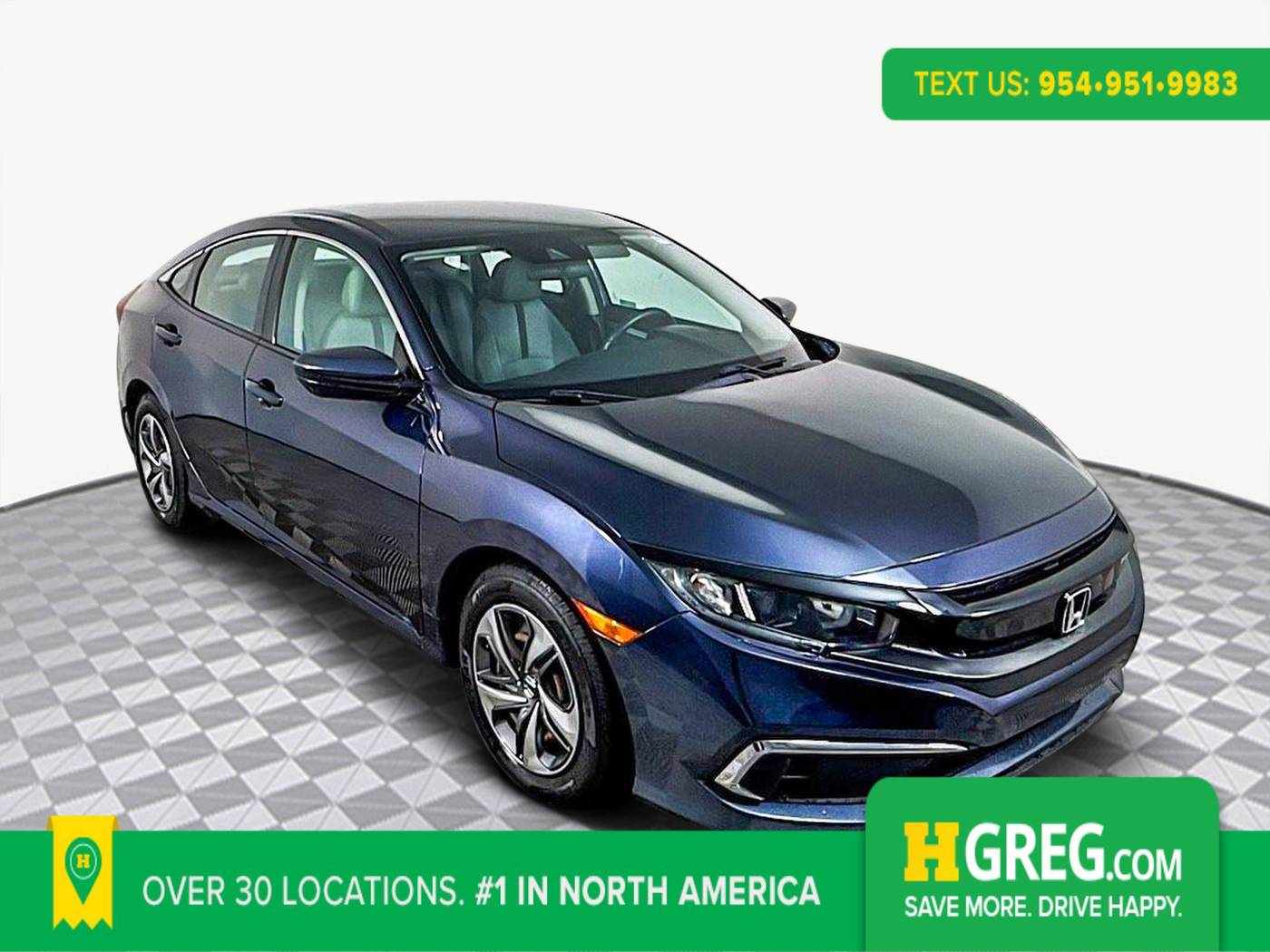 2019 Honda Civic LX — Sedan — 76,654 mi — West Palm Beach, FL