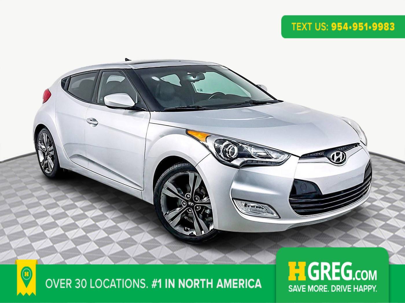 2016 Hyundai Veloster Base — Hatchback — 76,645 mi — West Palm Beach, FL