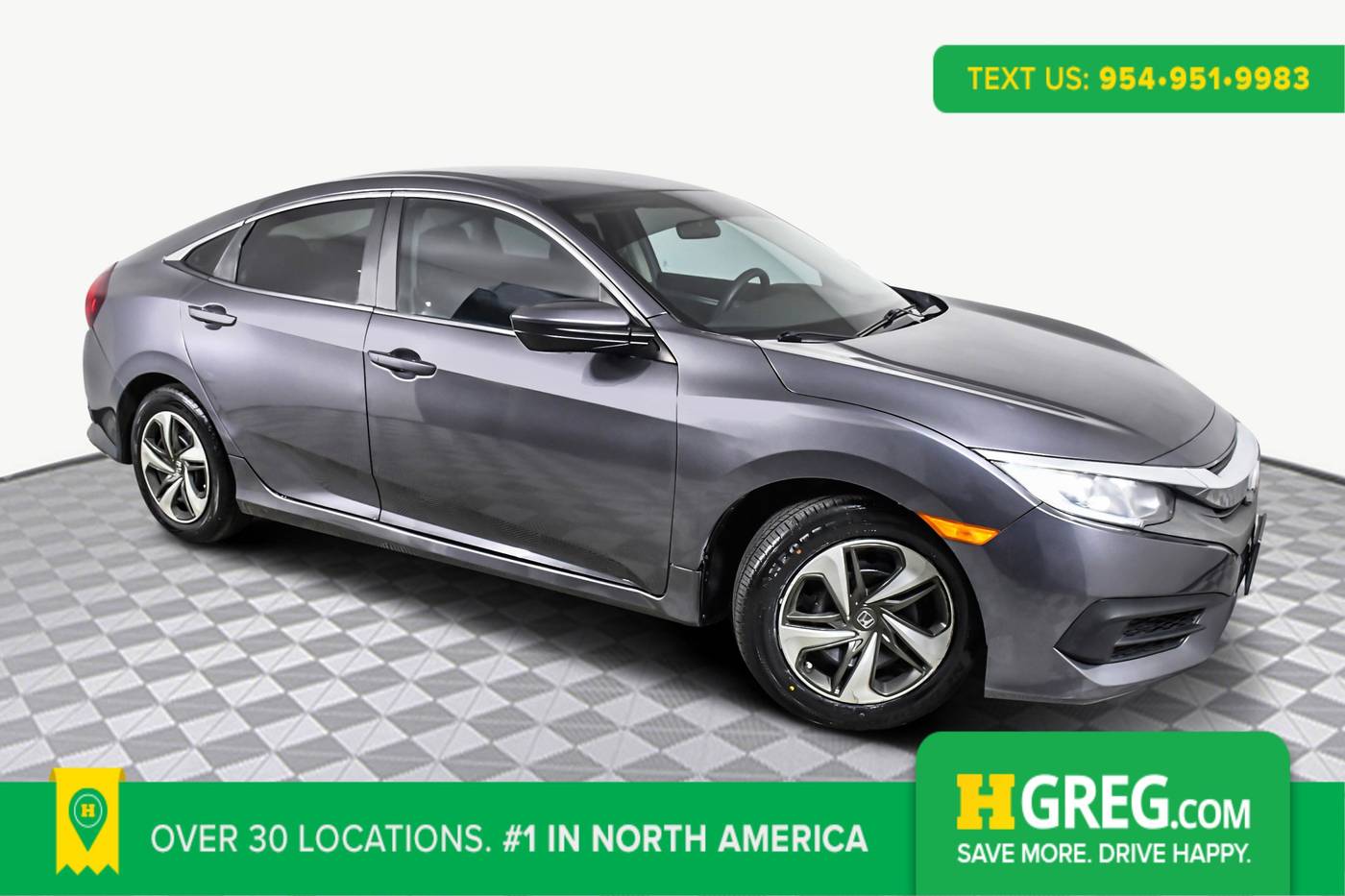 2018 Honda Civic LX — Sedan — 66,270 mi — West Palm Beach, FL