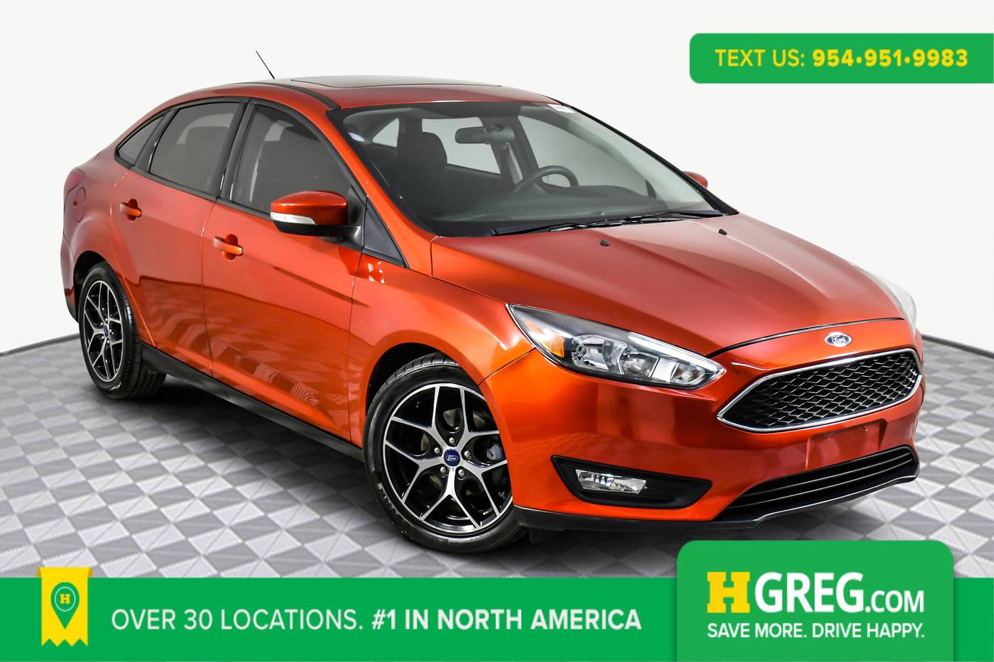 2018 Ford Focus SEL — Sedan — 66,696 mi — West Palm Beach, FL
