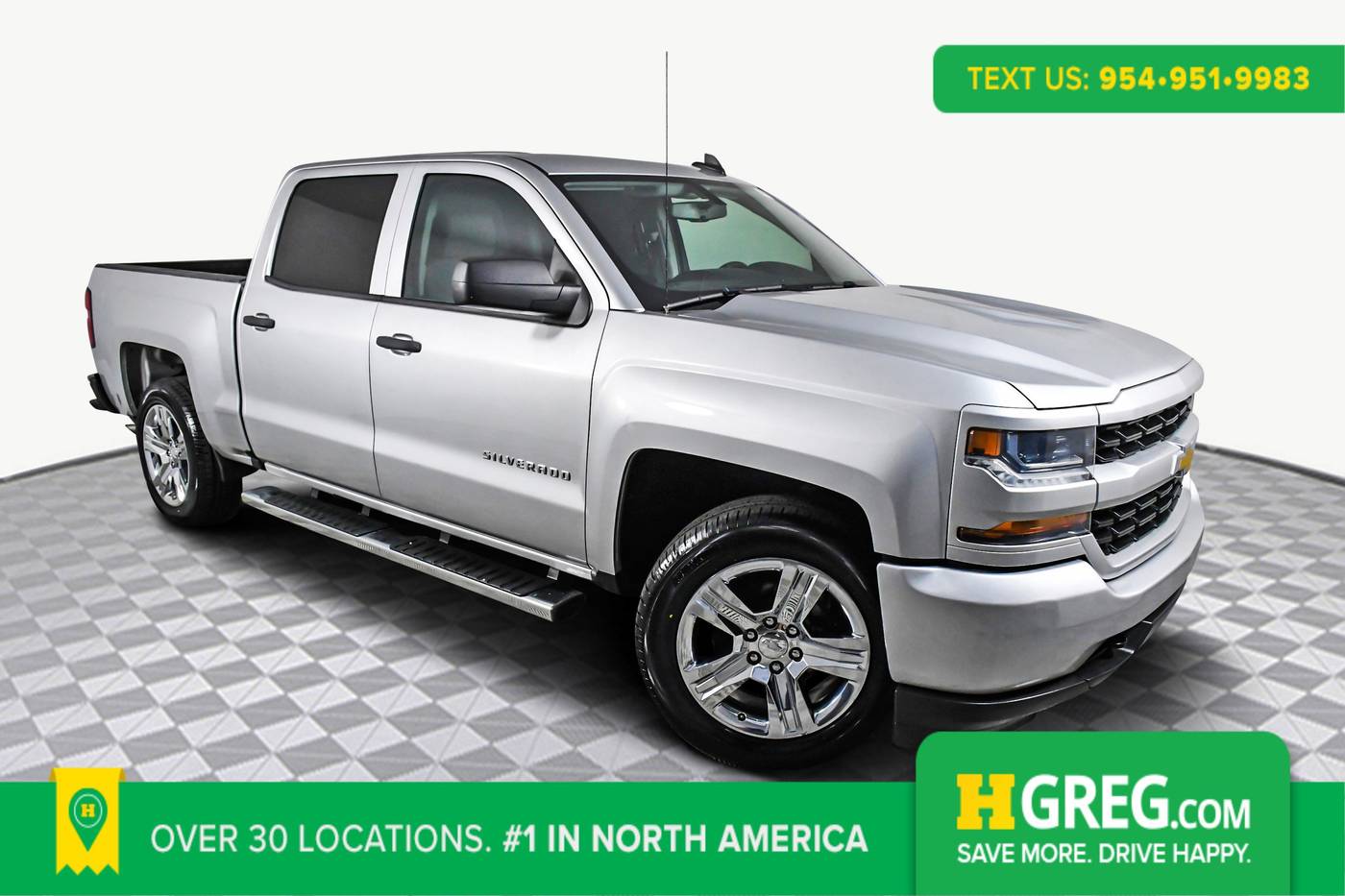 2018 Chevrolet Silverado 1500 Custom — Pickup Truck — 74,611 mi — West Palm Beach, FL