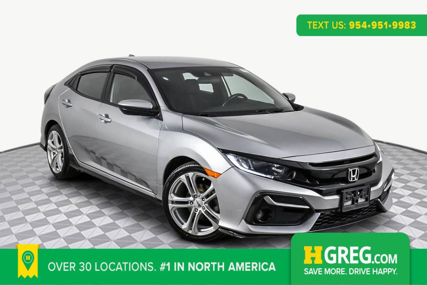 2021 Honda Civic Sport — Hatchback — 76,378 mi — West Palm Beach, FL