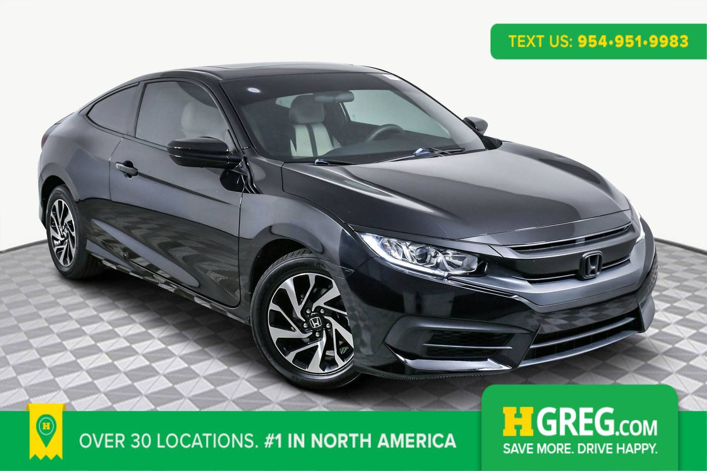 2018 Honda Civic LX-P — Coupe — 78,188 mi — West Palm Beach, FL
