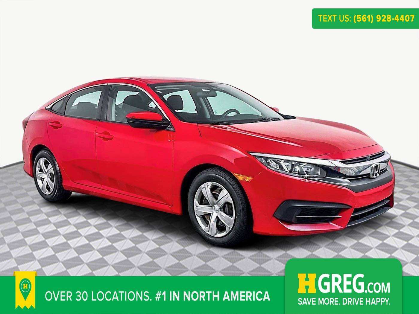 2016 Honda Civic LX — Sedan — 89,135 mi — West Palm Beach, FL