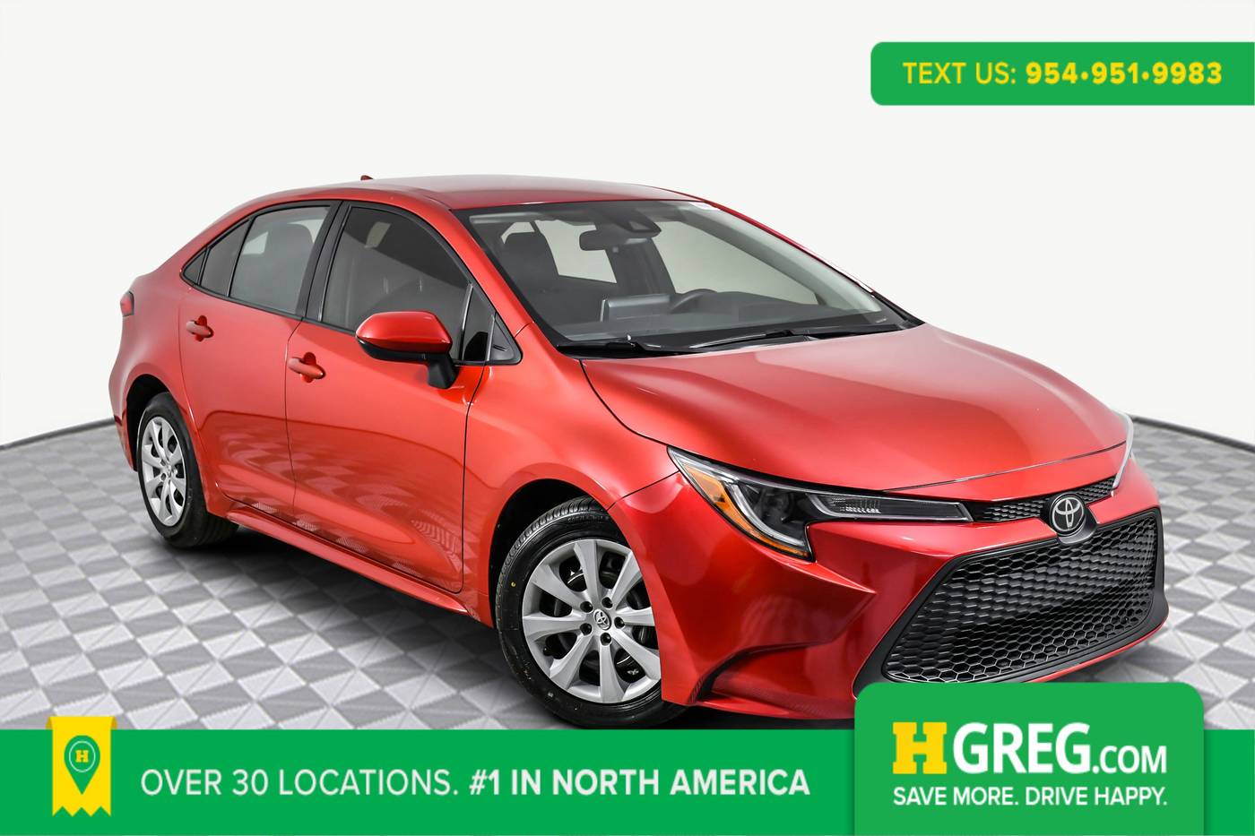 2020 Toyota Corolla LE — Sedan — 74,266 mi — West Palm Beach, FL