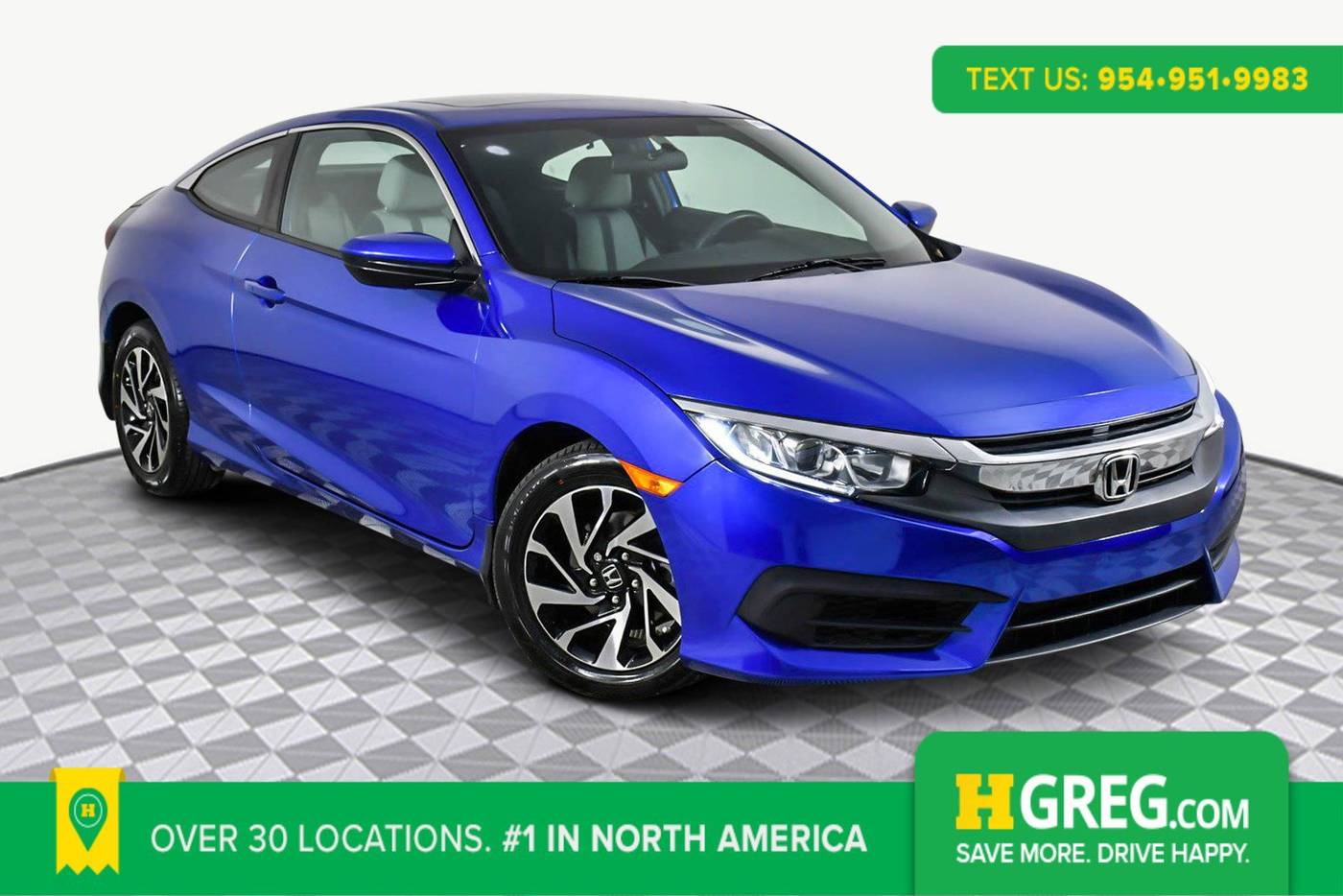 2018 Honda Civic LX-P — Coupe — 65,665 mi — West Palm Beach, FL