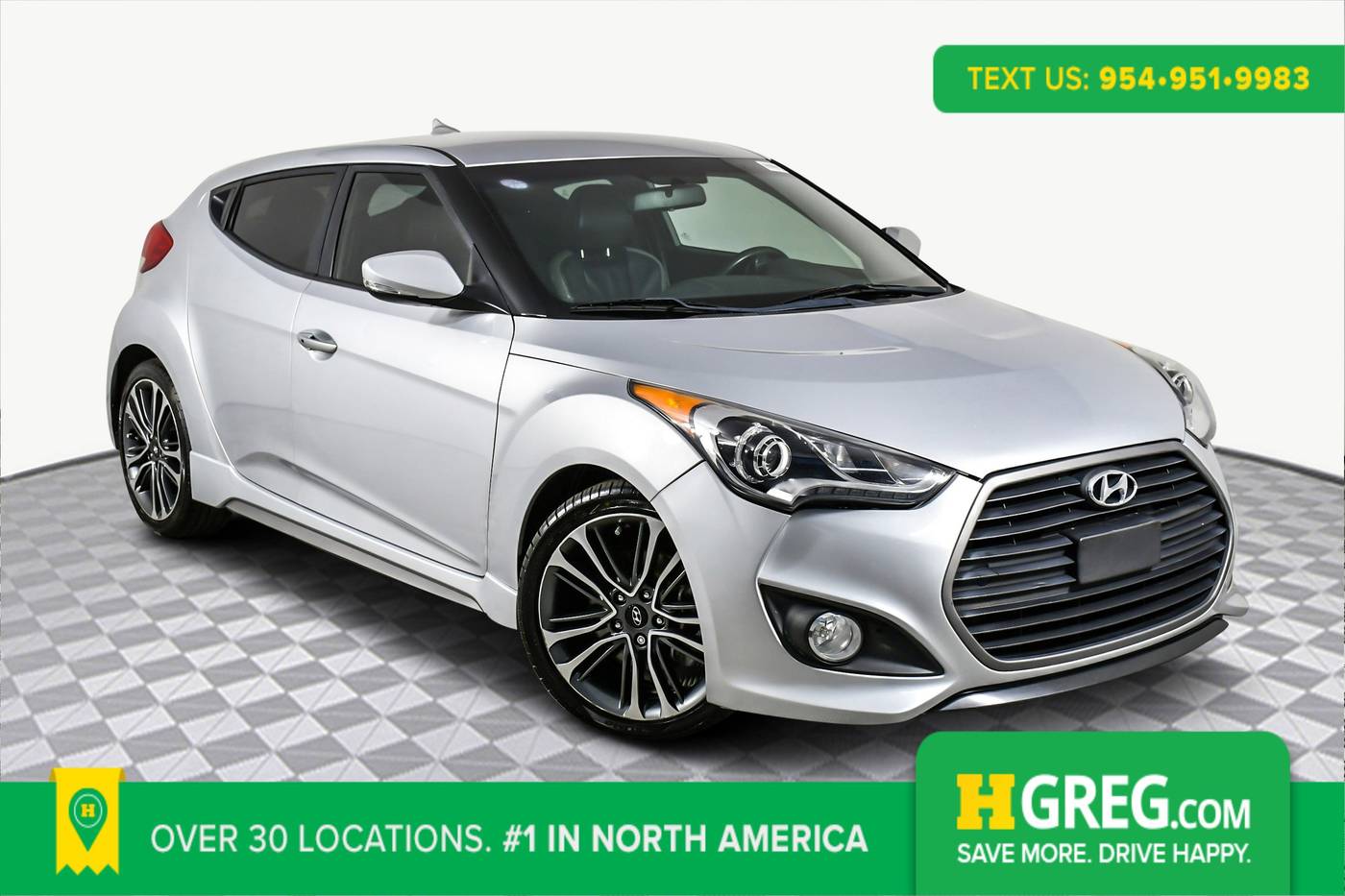 2017 Hyundai Veloster Turbo — Hatchback — 78,802 mi — West Palm Beach, FL