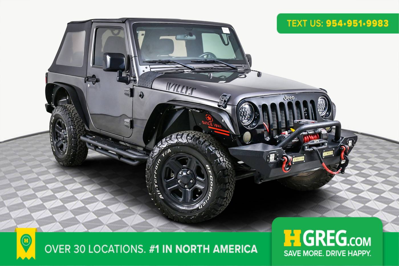 2016 Jeep Wrangler Willys Wheeler — SUV — 48,037 mi — West Palm Beach, FL