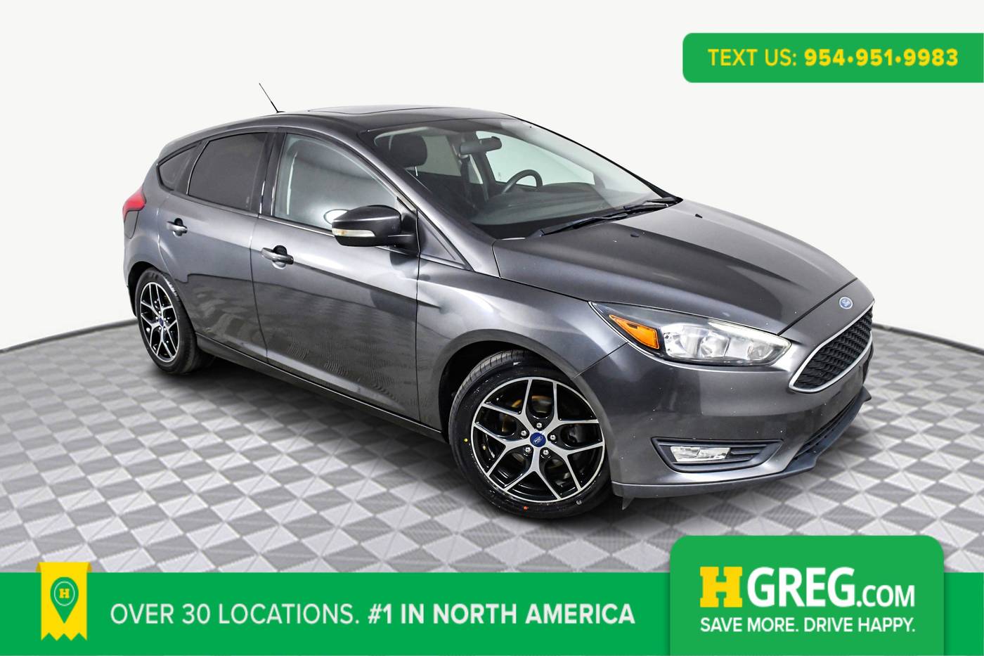 2017 Ford Focus SEL — Hatchback — 64,285 mi — West Palm Beach, FL