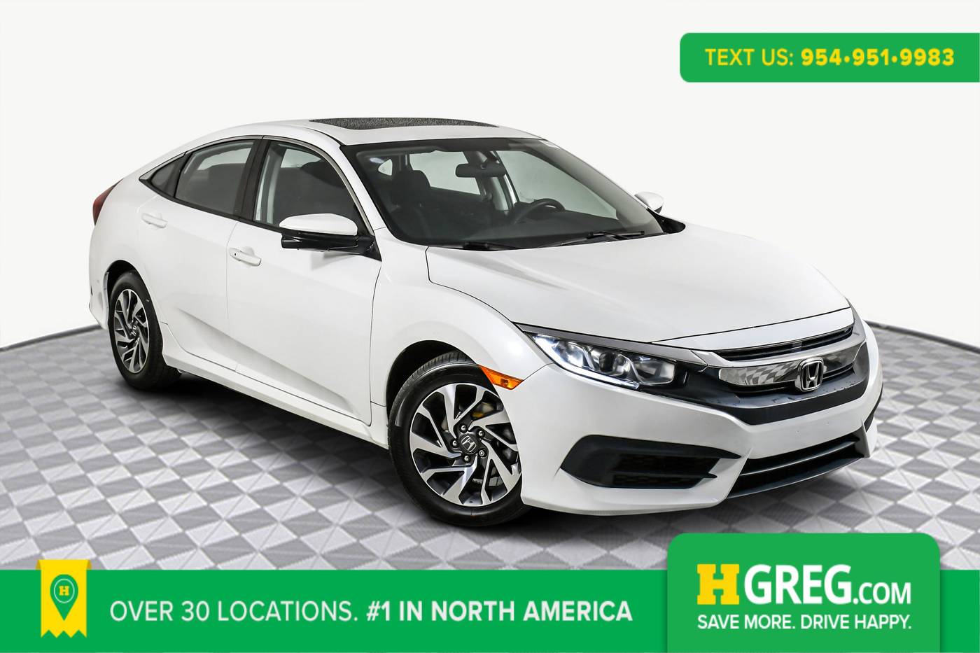 2018 Honda Civic EX — Sedan — 34,495 mi — West Palm Beach, FL