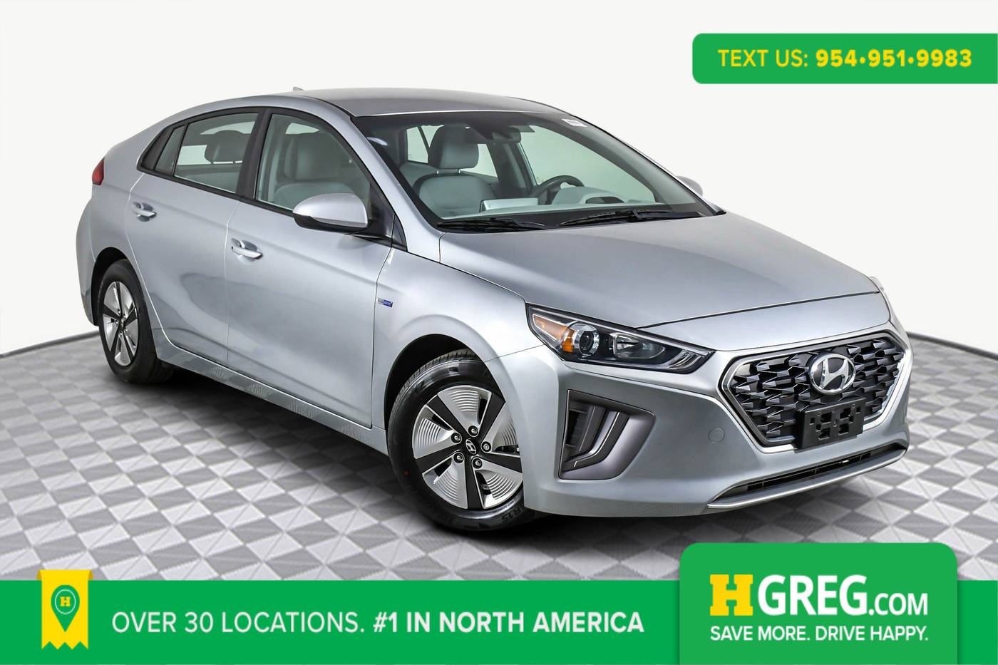 2020 Hyundai Ioniq Hybrid Blue — Hatchback — 25,319 mi — West Palm Beach, FL