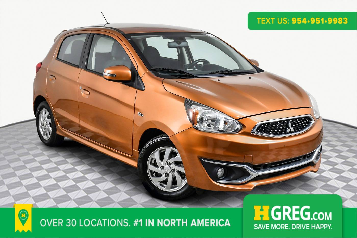 2018 Mitsubishi Mirage SE — Hatchback — 53,864 mi — West Palm Beach, FL