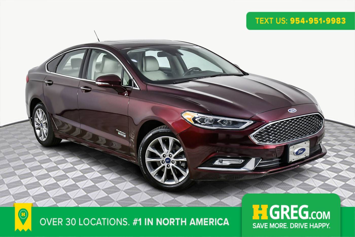 2017 Ford Fusion Energi Platinum — Sedan — 61,010 mi — West Palm Beach, FL