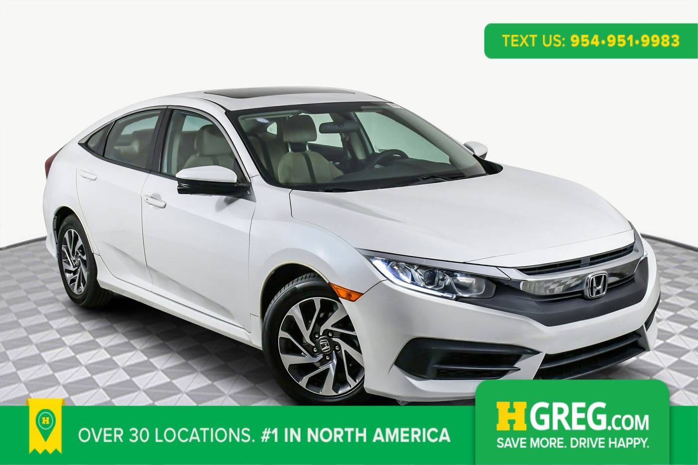2018 Honda Civic EX — Sedan — 86,852 mi — West Palm Beach, FL