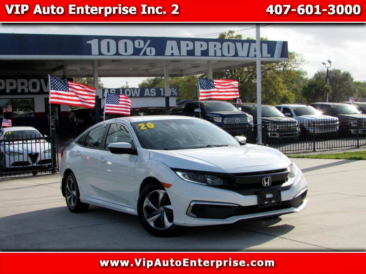 2020 Honda Civic LX — Sedan — 108,789 mi — Orlando, FL