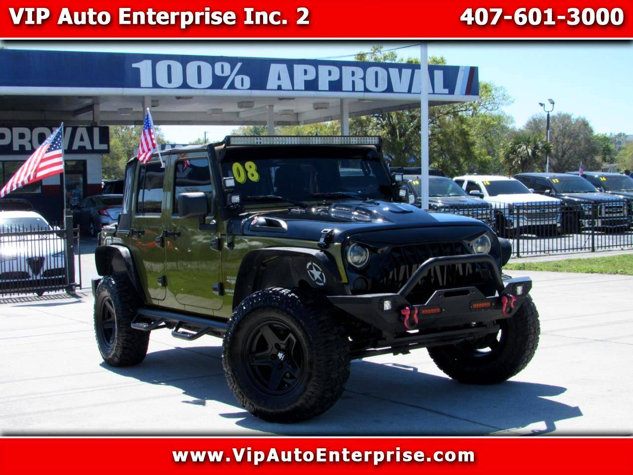 2008 Jeep Wrangler Sahara — SUV — 139,221 mi — Orlando, FL