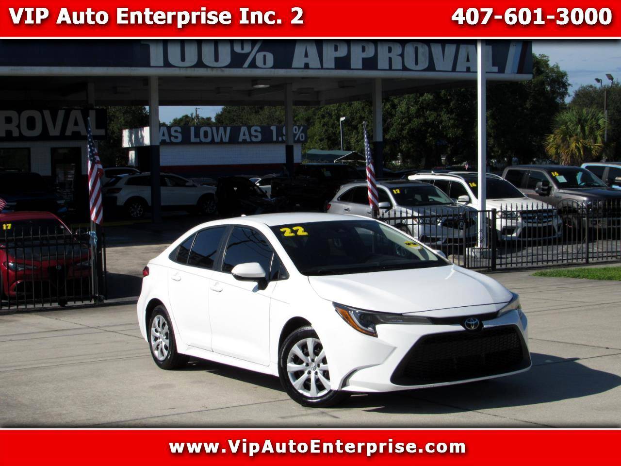 2022 Toyota Corolla LE — Sedan — 91,603 mi — Orlando, FL