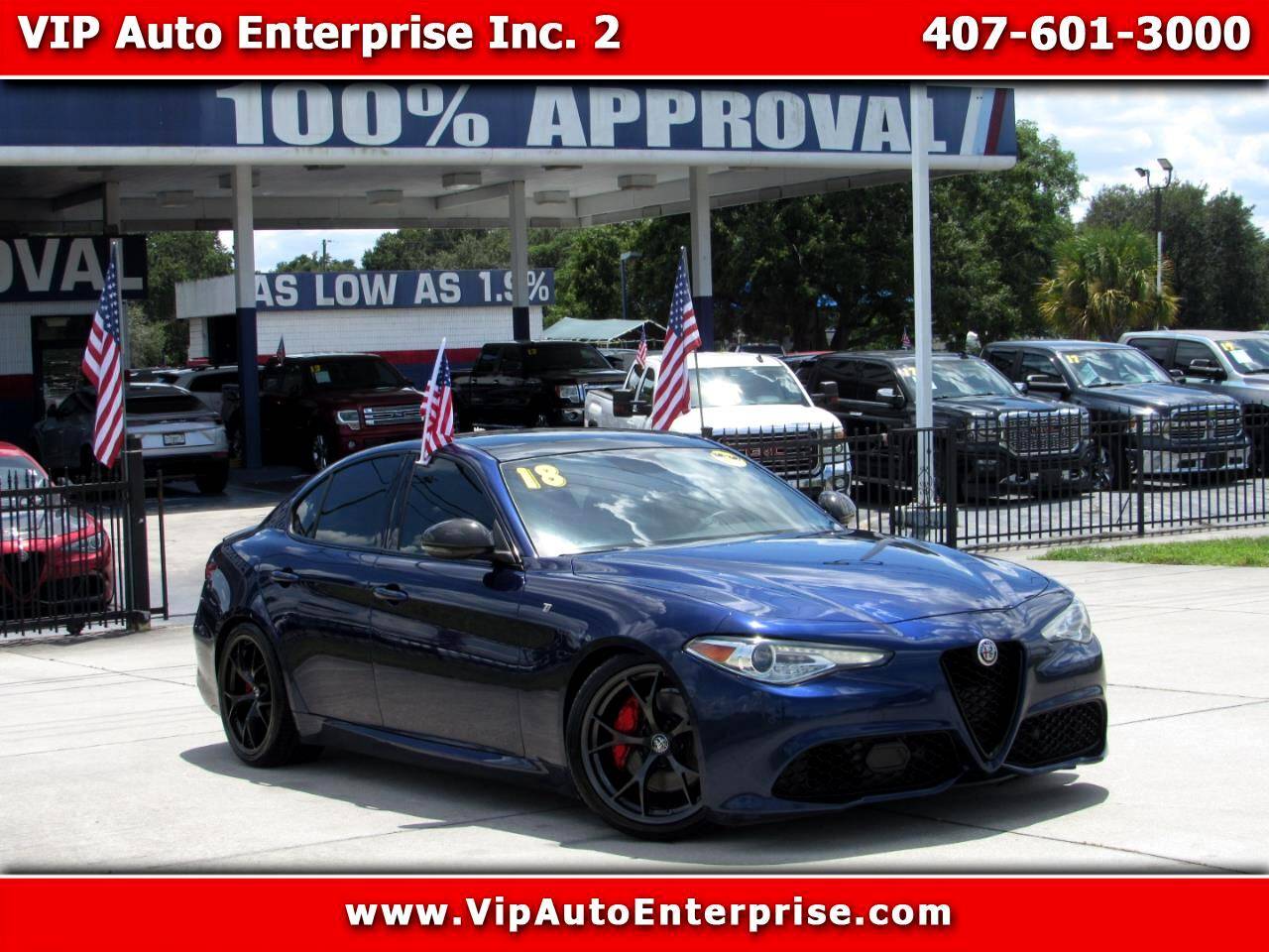 2018 Alfa Romeo Giulia Ti Sport — Sedan — 80,558 mi — Orlando, FL
