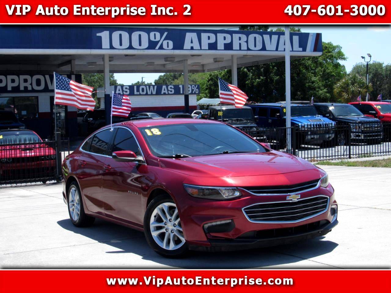 2018 Chevrolet Malibu LT — Sedan — 126,911 mi — Orlando, FL