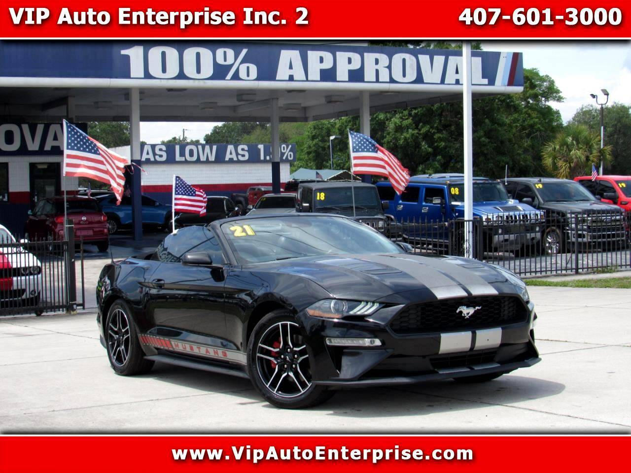2021 Ford Mustang EcoBoost — Convertible — 98,459 mi — Orlando, FL