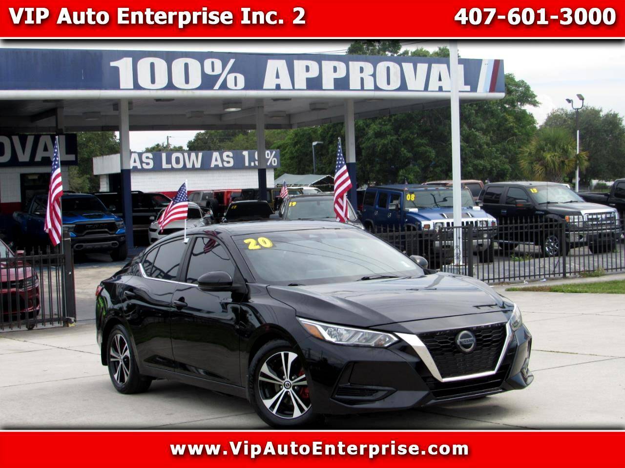 2020 Nissan Sentra SV — Sedan — 74,429 mi — Orlando, FL