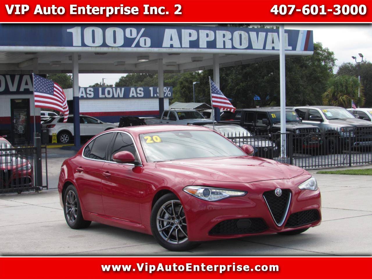 2020 Alfa Romeo Giulia Standard — Sedan — 80,590 mi — Orlando, FL