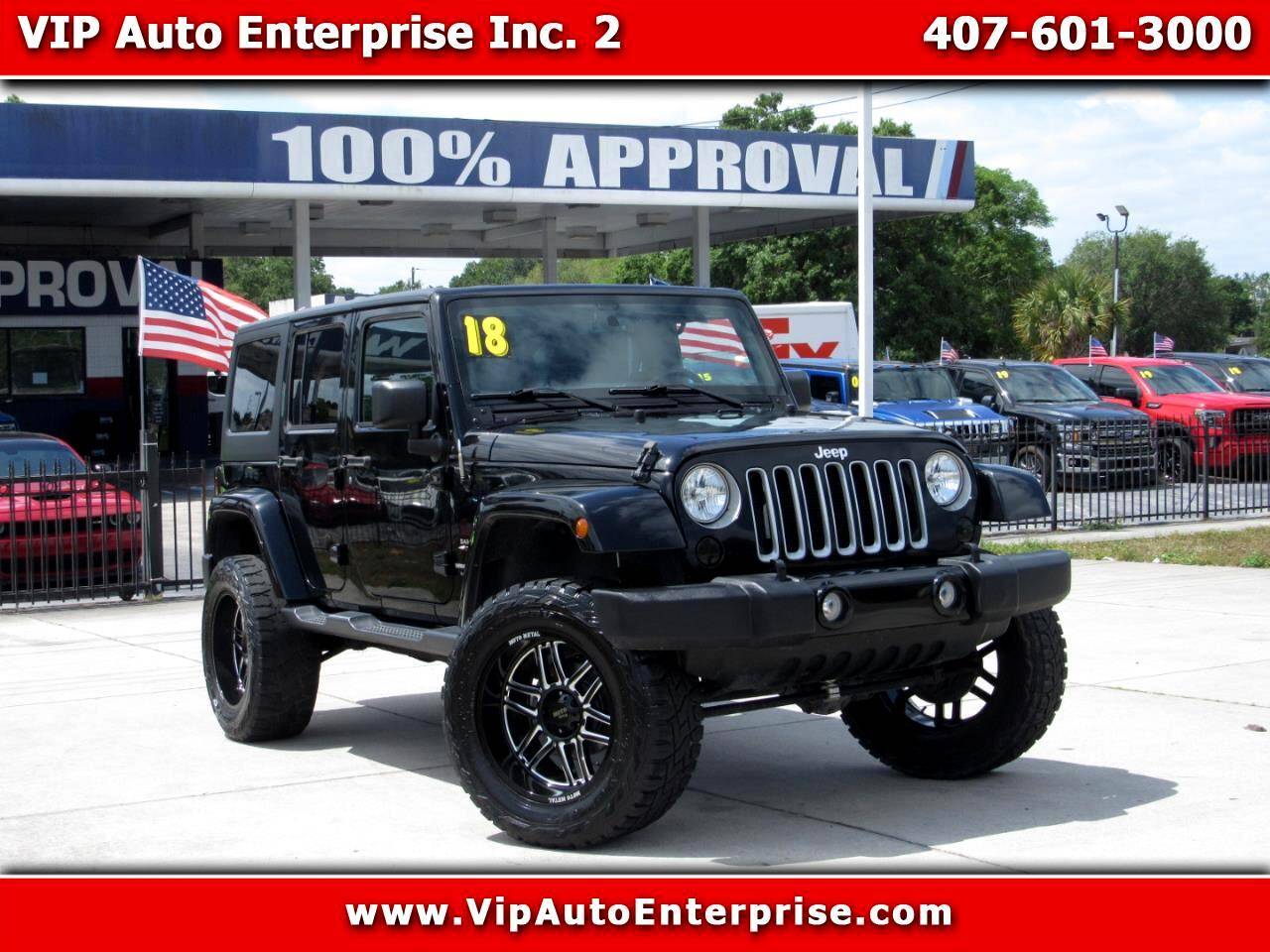 2018 Jeep Wrangler Sahara — SUV — 82,705 mi — Orlando, FL