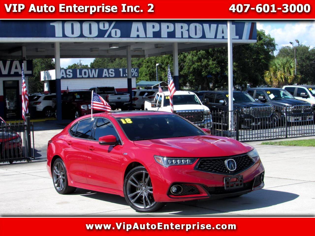 2018 Acura TLX A-Spec Package — Sedan — 119,316 mi — Orlando, FL