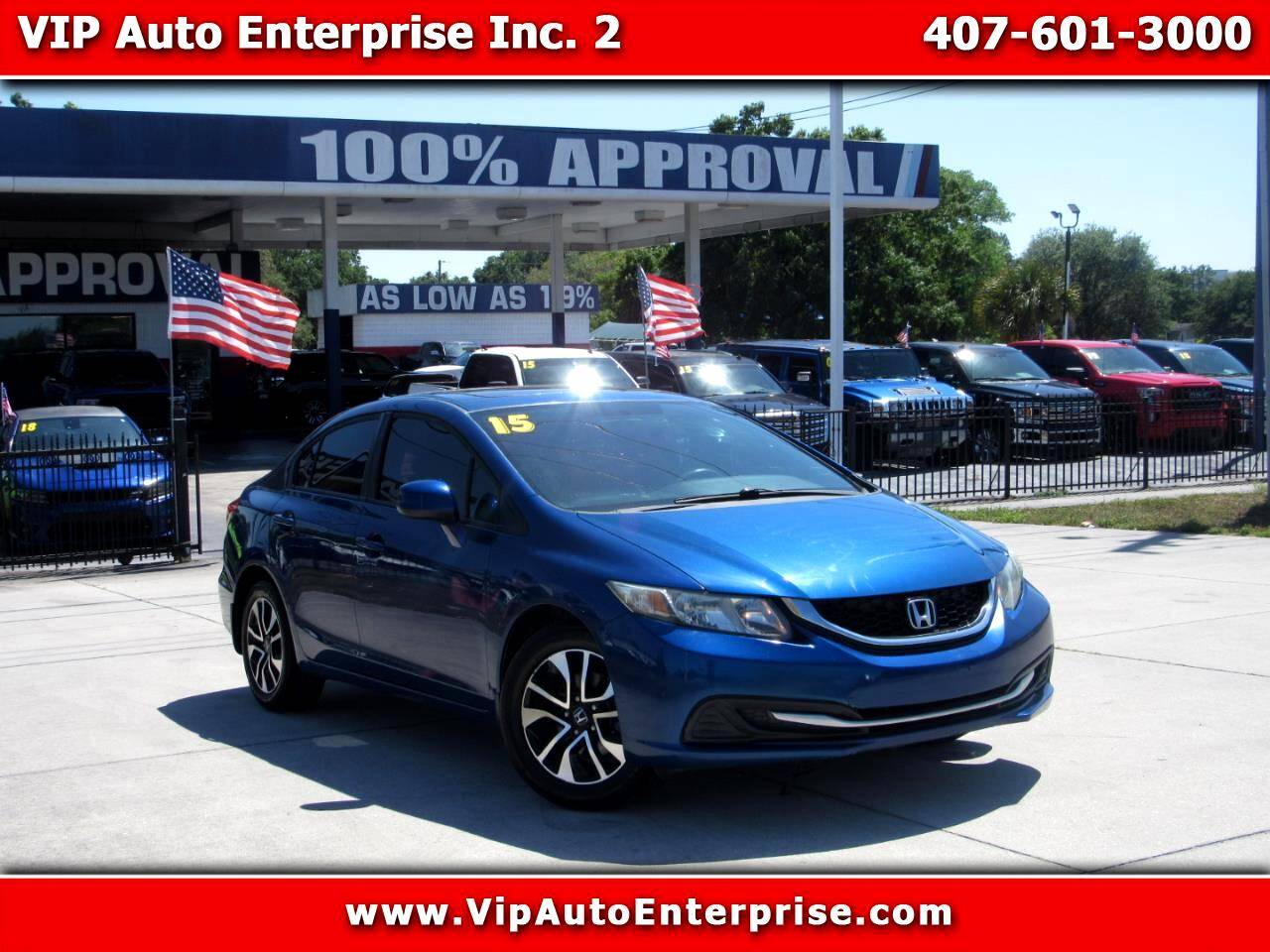 2015 Honda Civic EX — Sedan — 125,249 mi — Orlando, FL