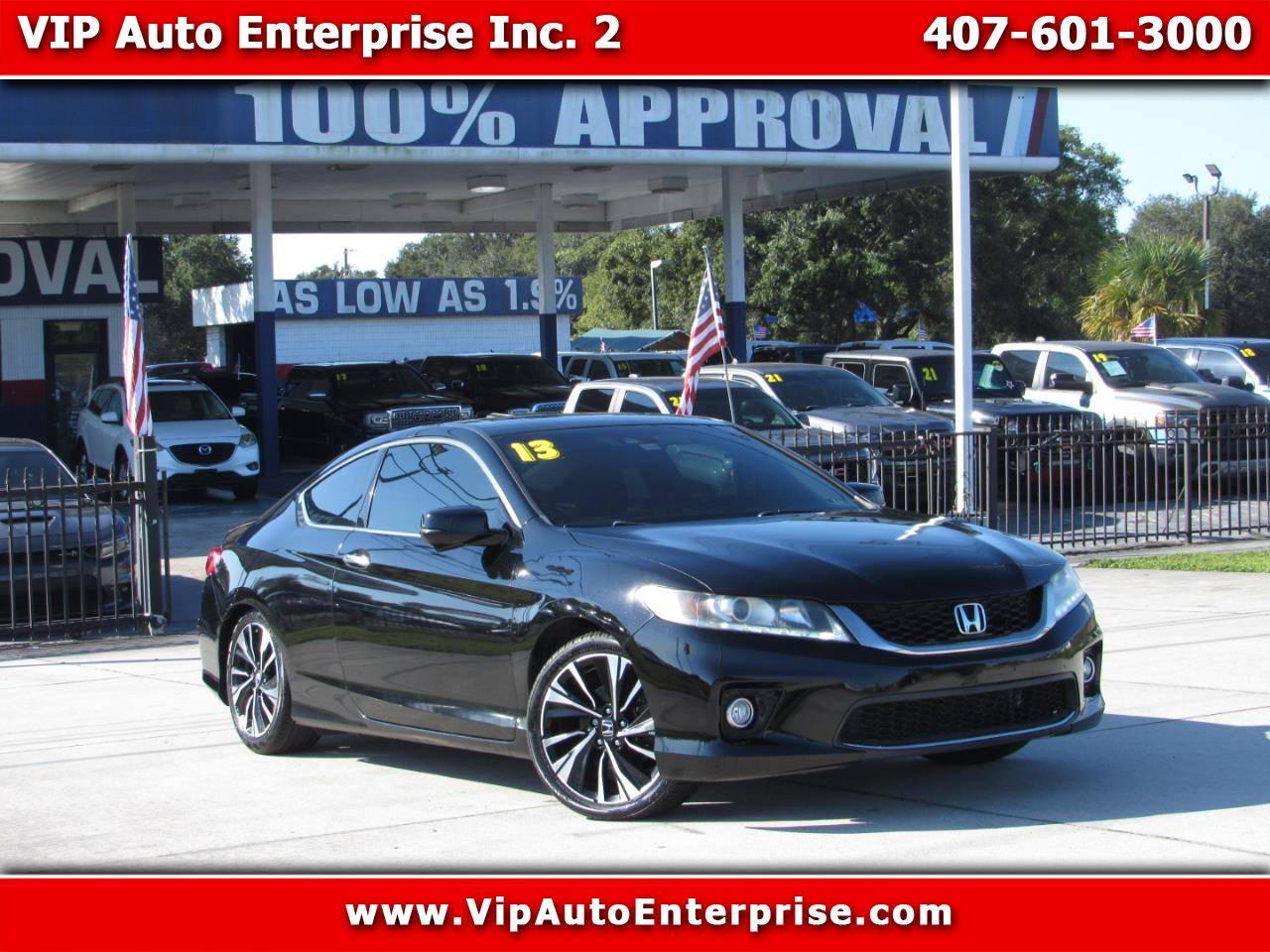 2013 Honda Accord EX-L V6 — Coupe — 152,575 mi — Orlando, FL